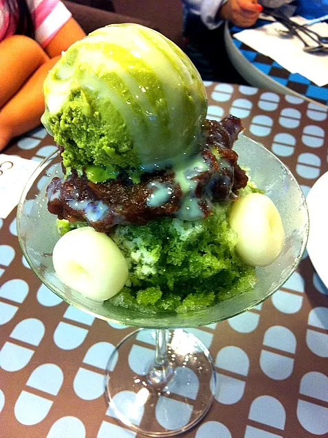 kyoto green tea parfait|nuttyさん