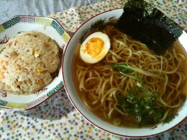 醤油ラーメンとチャーハン|純さん