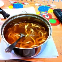 self-made kimchi udon noodle|Tina Huangさん