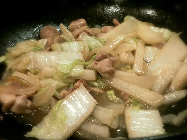 Chicken, chinese cabbage & daikon radish - wok style|Junya Tanakaさん