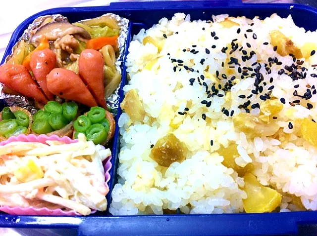 栗ごはん弁当|るりさん