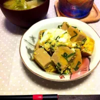 高野豆腐の玉子とじ|まりさん