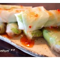 Snapdishの料理写真:生春巻き  Spring Roll|みなみさん