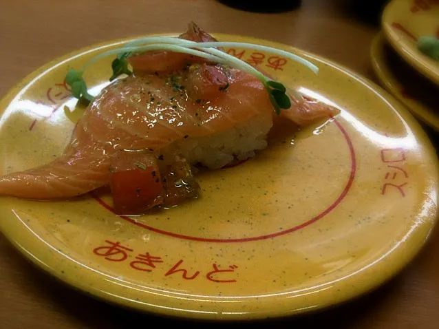 salmon mentah yg sgt sedap!!|aleyaさん