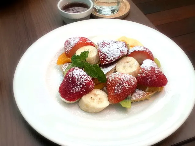 Fruits with pancake ❤|AOAOAO1さん