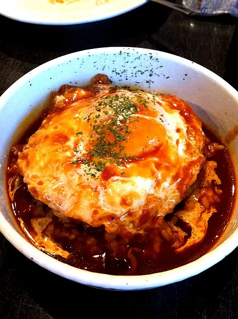 Snapdishの料理写真:ロコモコ丼|まっこさん