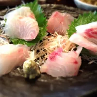 Snapdishの料理写真:地魚刺身定食|Yoshii KIMURAさん