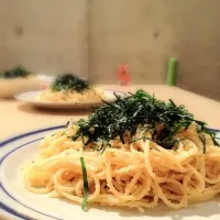 Snapdishの料理写真:明太パスタ|luckyさん