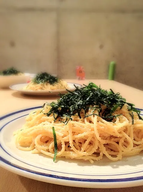 Snapdishの料理写真:明太パスタ|luckyさん