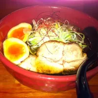 Snapdishの料理写真:黒味噌ラーメン|Tomokoさん