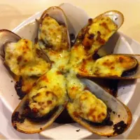 cheesy mussels|ALIENさん