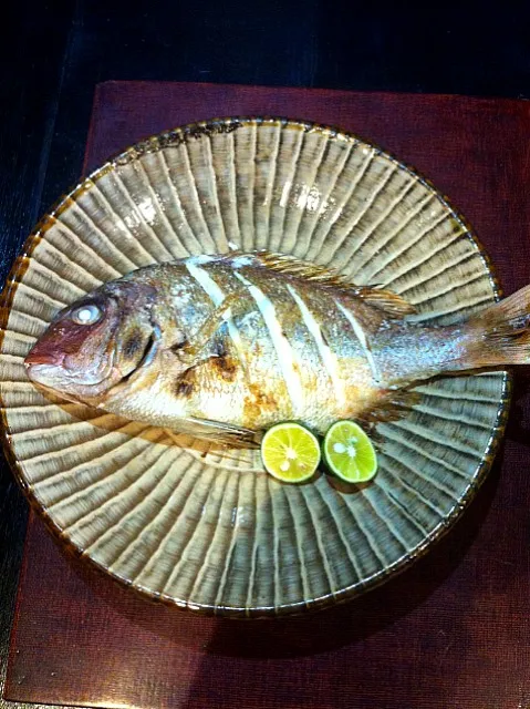 釣り真鯛塩焼き|越智  恒次さん