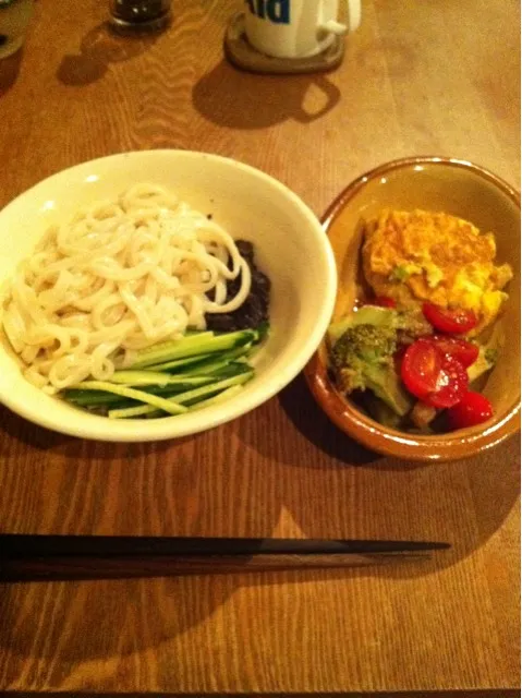 じゃじゃ麺＋厚焼き卵|tkさん