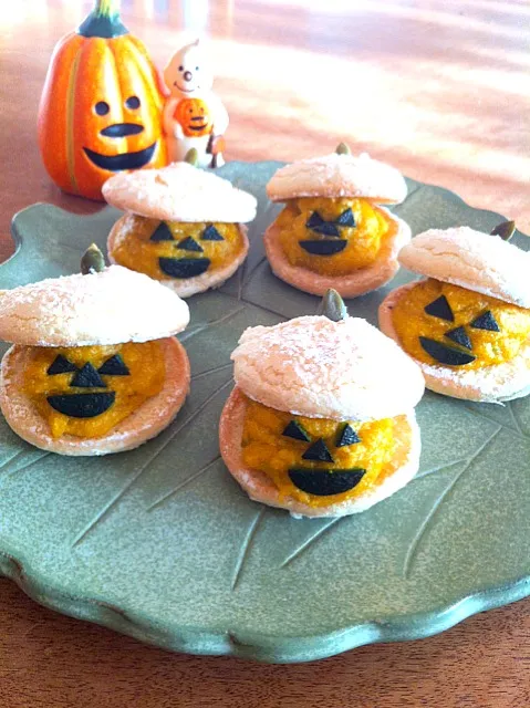 pumpkin cream whoopie pie かぼちゃのブッセ|Sakikoさん