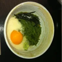 Snapdishの料理写真:とろろ茶蕎麦|zenさん