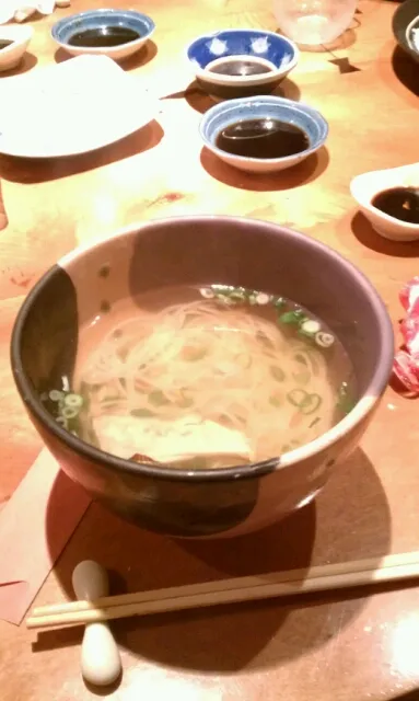 Snapdishの料理写真:カワハギのあらで作った素麺|TANIGAWA Masaruさん