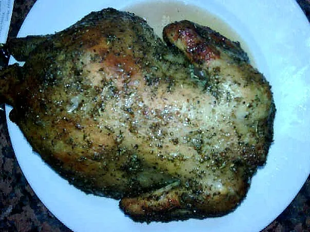 Roasted Chicken with Herb- Garlic Rub by Dylan|maria katrina valenciaさん