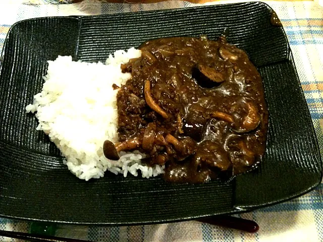 ナスとひき肉のカレー。ごちそうさまでした！|Ｐ助さん