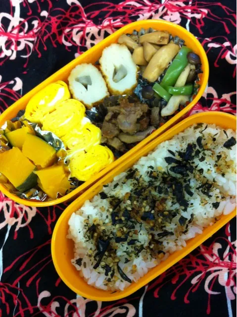 本日のお弁当。健康診断のため、味見できず、撃沈（笑）|まりもさん