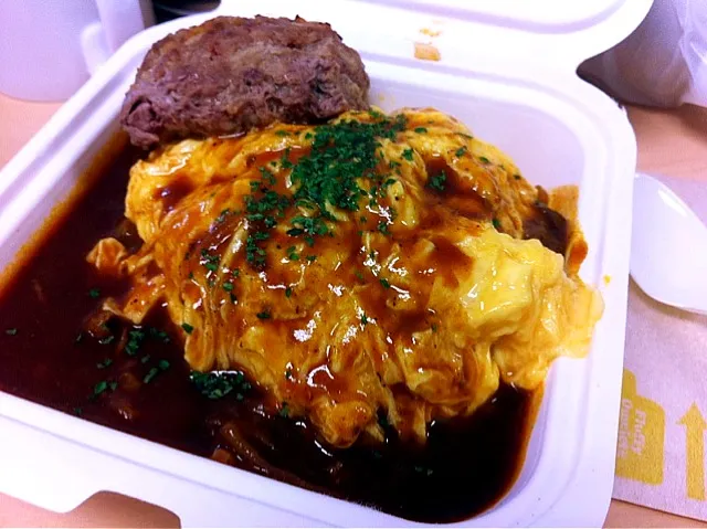 Omlette and hamburg to go|chan mitsuさん