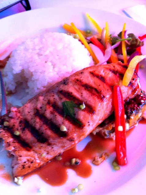 grilled salmon bistro lunch special|lauren shannonさん