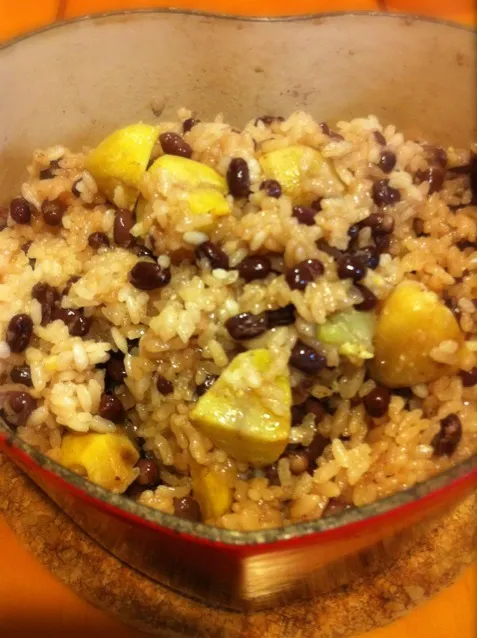 栗赤飯|かわまきまきさん