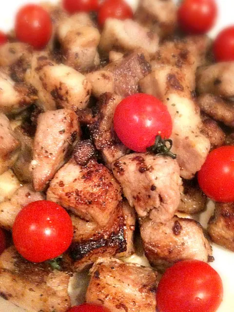 grilled pork with herb|mariさん