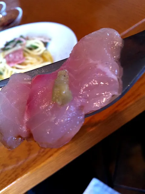 ホッケの刺身 やっぱり醤油|シロチョさん