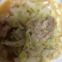 キャベツと鶏肉の味噌和え|masamiさん