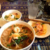 Snapdishの料理写真:トムヤムクンラーメンなど|mikkoさん