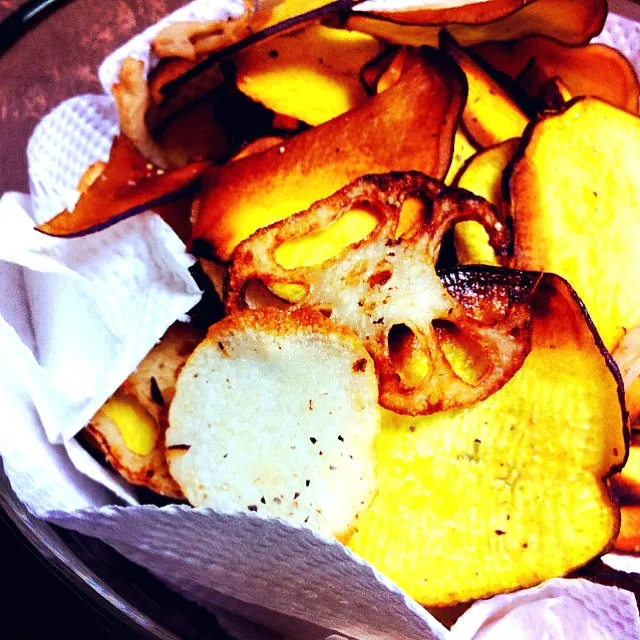 autumn vegy chips|litalitaさん