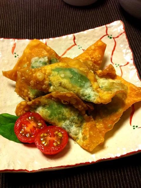 fried wontonsしそ入り揚げワンタン|Sakikoさん