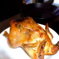 practice run of Thanksgiving turkey by roasting chicken|uraraさん