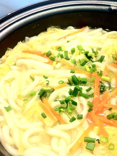 朝食  煮込みうどん|よ〜んさん