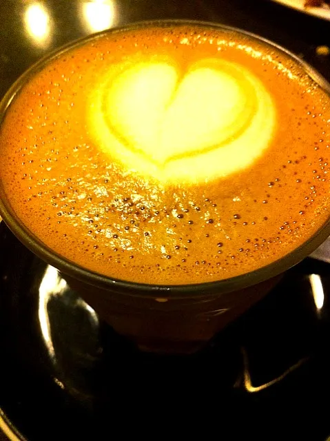 Snapdishの料理写真:latte :) with love|mystiqueさん