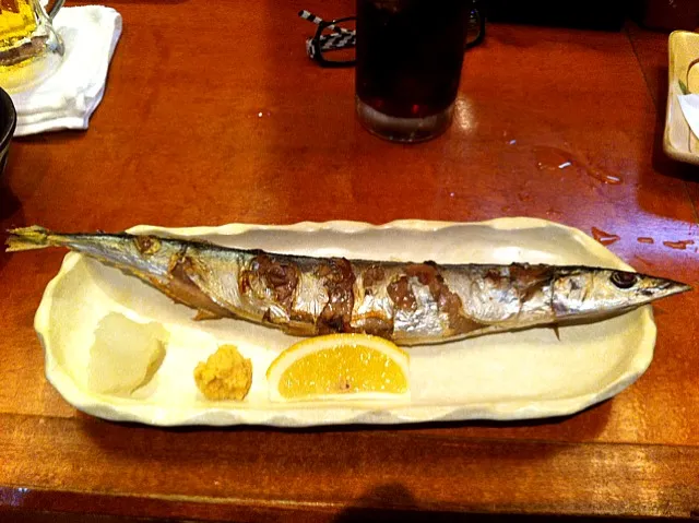 秋刀魚の塩焼き|にゃーさん