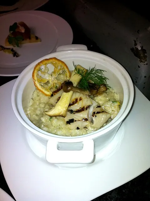 black cod, mushroom risotto|Chris Shannonさん