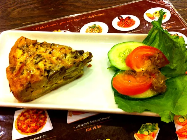 mushroom chicken Quiche|インインさん