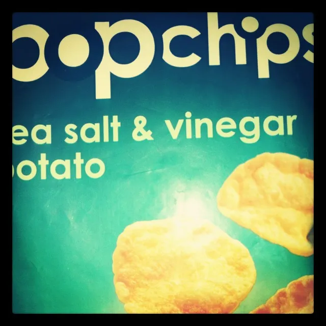 Sea salt and vinegar pop chips.|Nellyさん