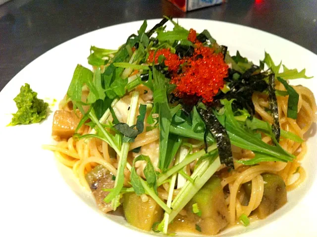 白茄子と紫いかの和風仕立て|N. Yoshidaさん