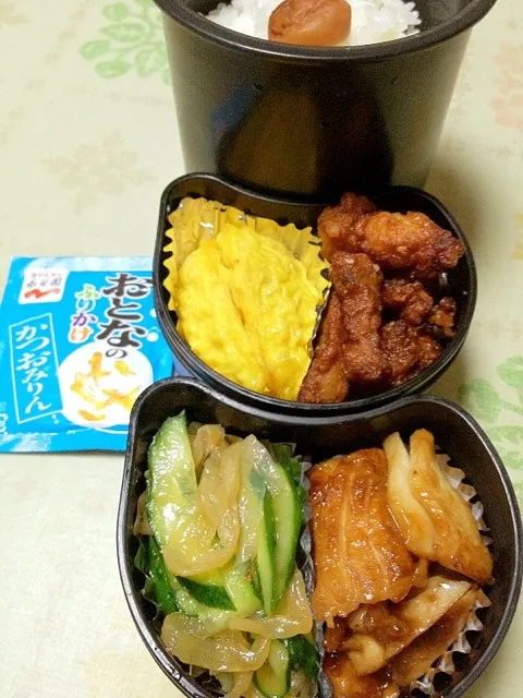 高２バレーボール部員の本日のお弁当。私の担当は、真鱈の醤油焼き。 #お弁当 #弁当|Takashi H.さん