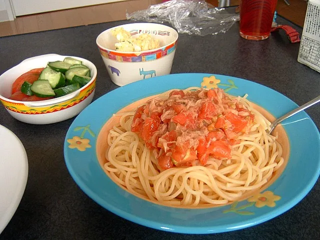 トマトとツナの冷製パスタ|yuzuさん