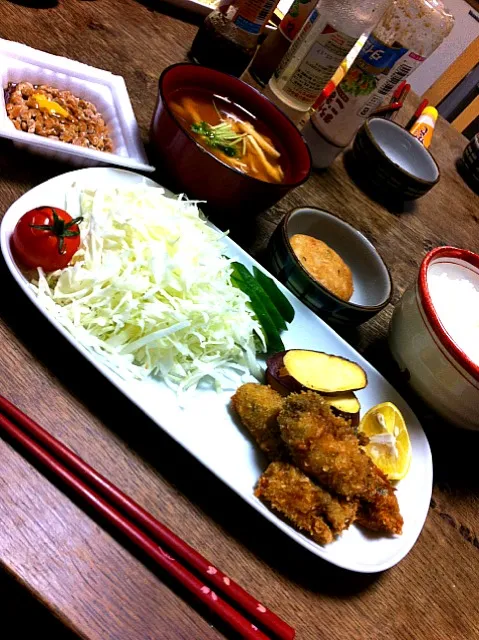 カキフライ定食|倉田華さん