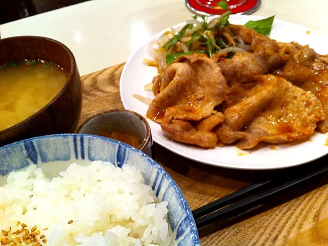 生姜焼き食おっと♪|加嶋正洋さん