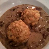 rahmschwammerl mit semmelknödel|triniさん