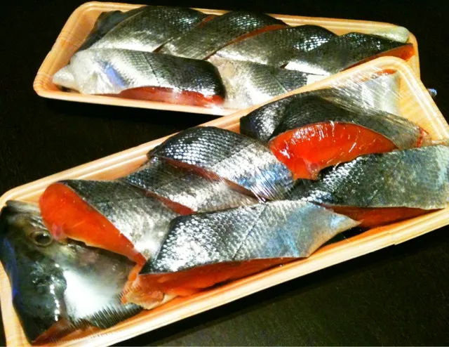 新巻鮭♪ さばいてもらった|純さん