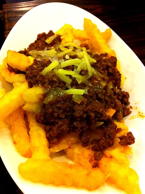 chilli fries with cheese|mikko tanさん