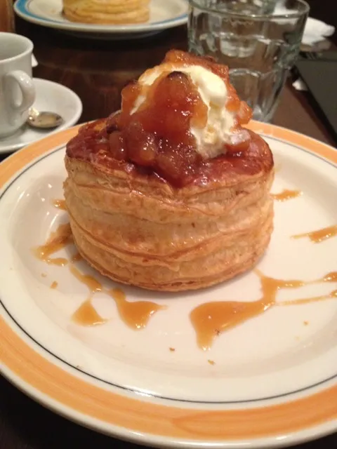 Hot pie apple cinnamon caramel sauce|yuuki matsumotoさん