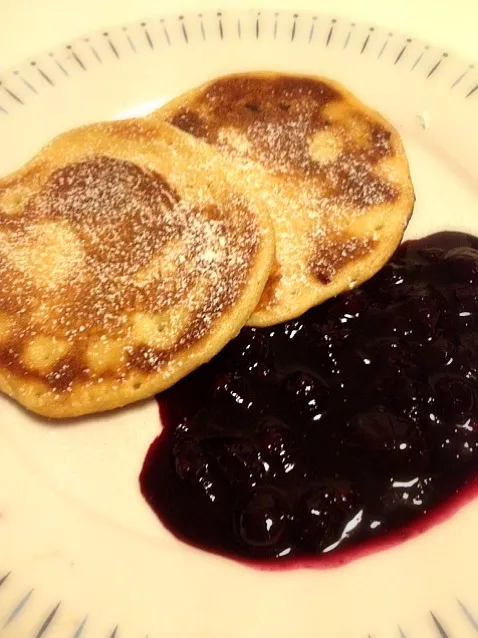 blue berry pancakes|charinsさん