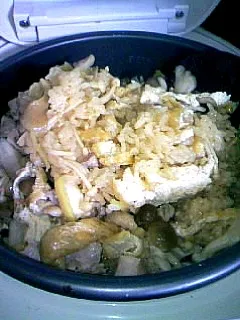 キノコとお揚げの炊き込みご飯|ayumiさん